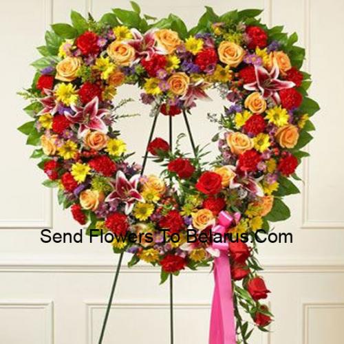 Lovely Heart Shaped Wreath