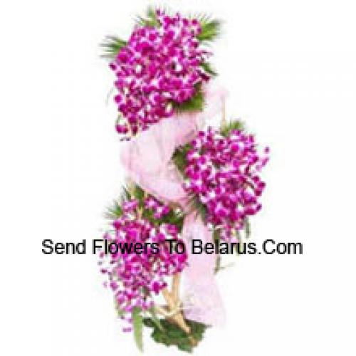 Roze Orchideeën Exotisch Lang Arrangement