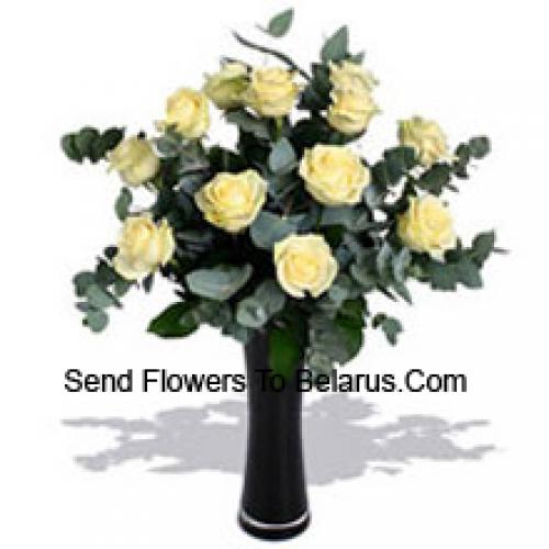 11 Roses blanches exotiques