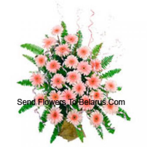 25 Cute Pink Gerberas