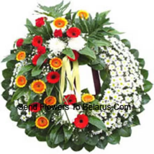 Mixed Flower Wreath