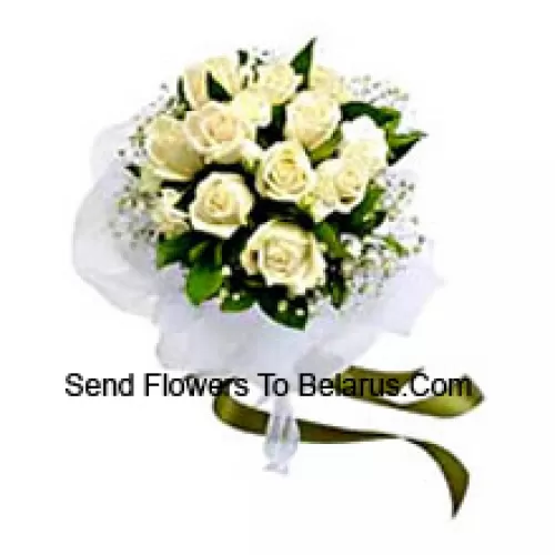 Bunch Of 11 White Roses