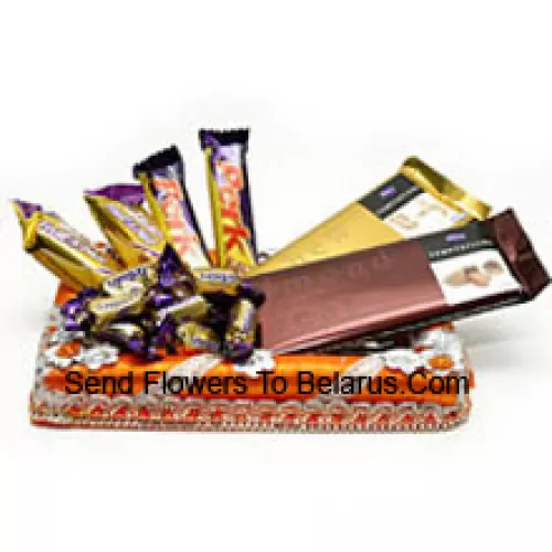 Cadeauverpakt Assortiment Chocolade (Dit product moet worden vergezeld van de bloemen)