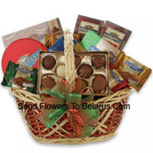 Reusachtige Assortiment Chocolade Mand