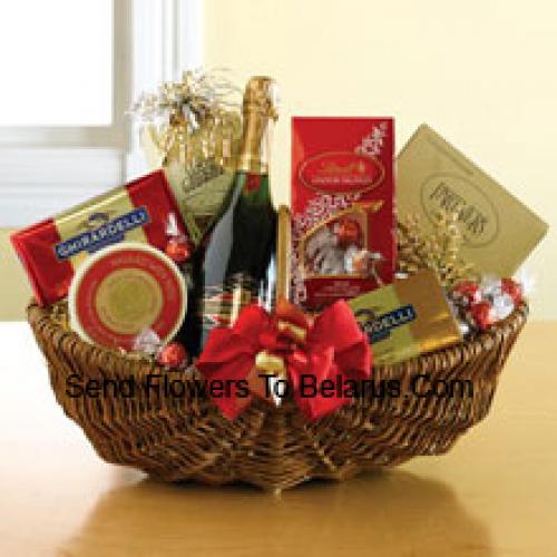 Traditional Snack and Wine Hamper