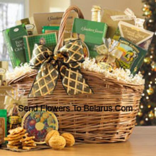 A Beautiful Hamper Containing Goodies