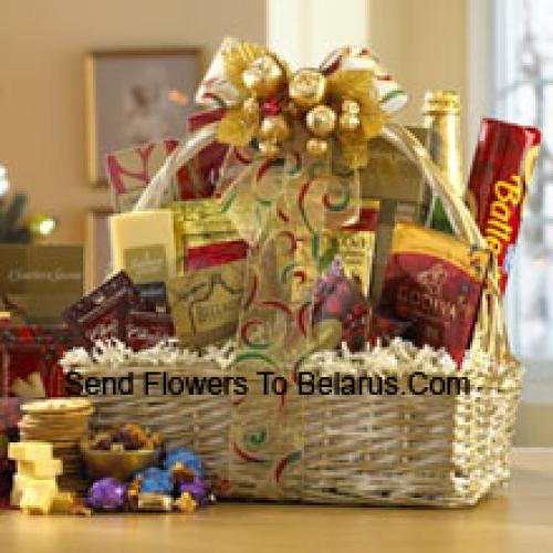 Panier cadeau chocolaté gourmet